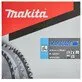 Pildil on Makita saeketas MAKBLADE, millel on näha karp ja saeketta detail.
