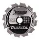 Makita zāģa disks 190 x 30 x 2,6 mm 12T 20°, naglu kokam