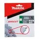 Pildil on Makita saeketas EFFICUT, millel on näha pakend ja detailne vaade saeketta hambale.