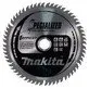 Pildil on Makita saeketas EFFICUT, millel on näha 60 hammast ja mis on mõeldud kasutamiseks akutoitega saagidega.