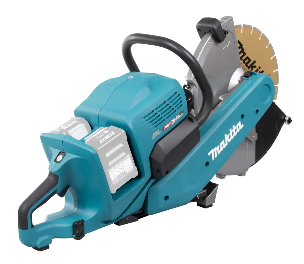 Pildil on näha Makita akulõikur CE002GZ01, mis on varustatud kahe akuga.