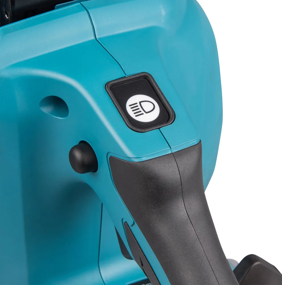 Pildil on kujutatud Makita akulõikuri CE003GZ02 detail, mis näitab lõikeketast ja turvakaitset.
