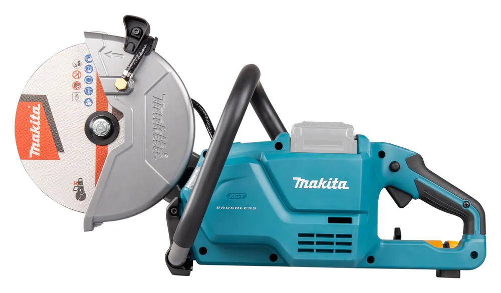 Pildil on Makita akulõikur CE003GZ02, XGT, ilma aku ja laadijata, mille ristlõige näitab selle sisemist ehitust ja...