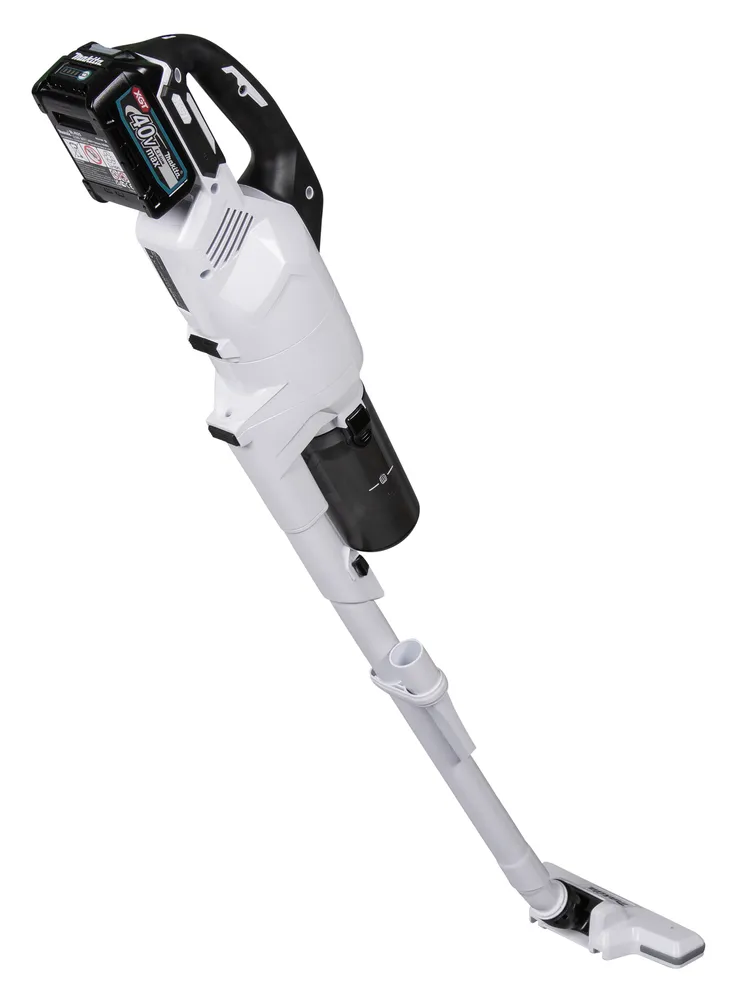 Pildil on Makita aku varstolmuimeja CL003GD203 valge ja musta värvi.