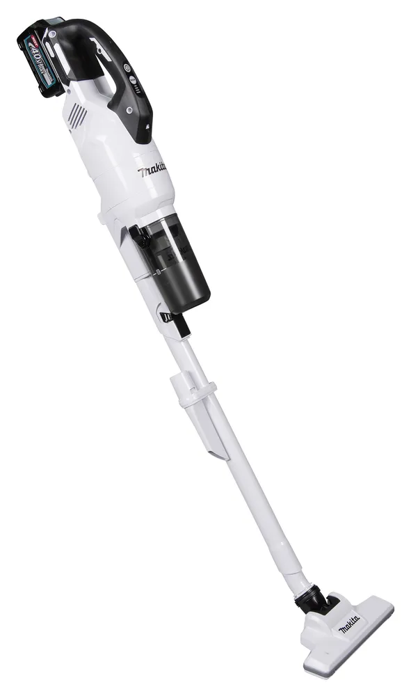 Pildil on Makita aku varstolmuimeja CL003GD203 koos akuga.