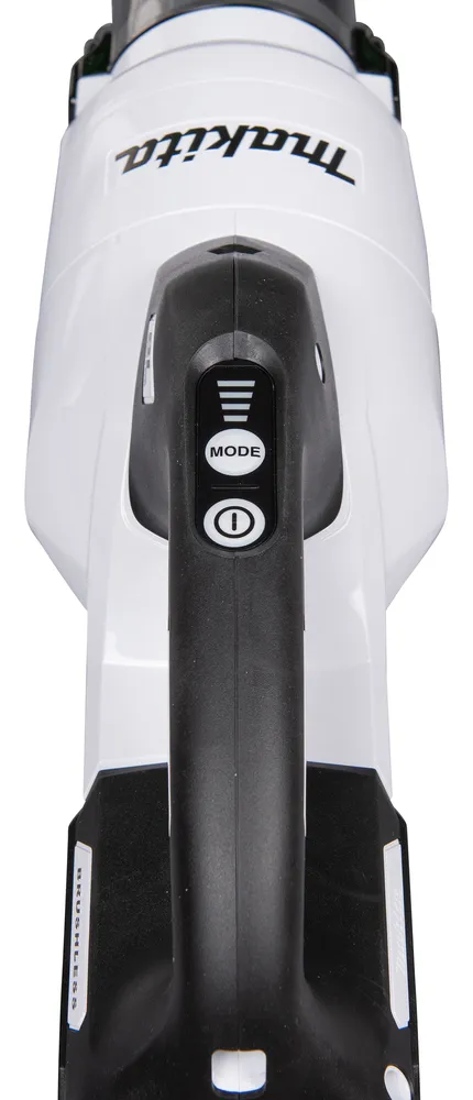 Pildil on Makita aku-tolmuimeja CL003GD203 koos 40V XGT akuga.