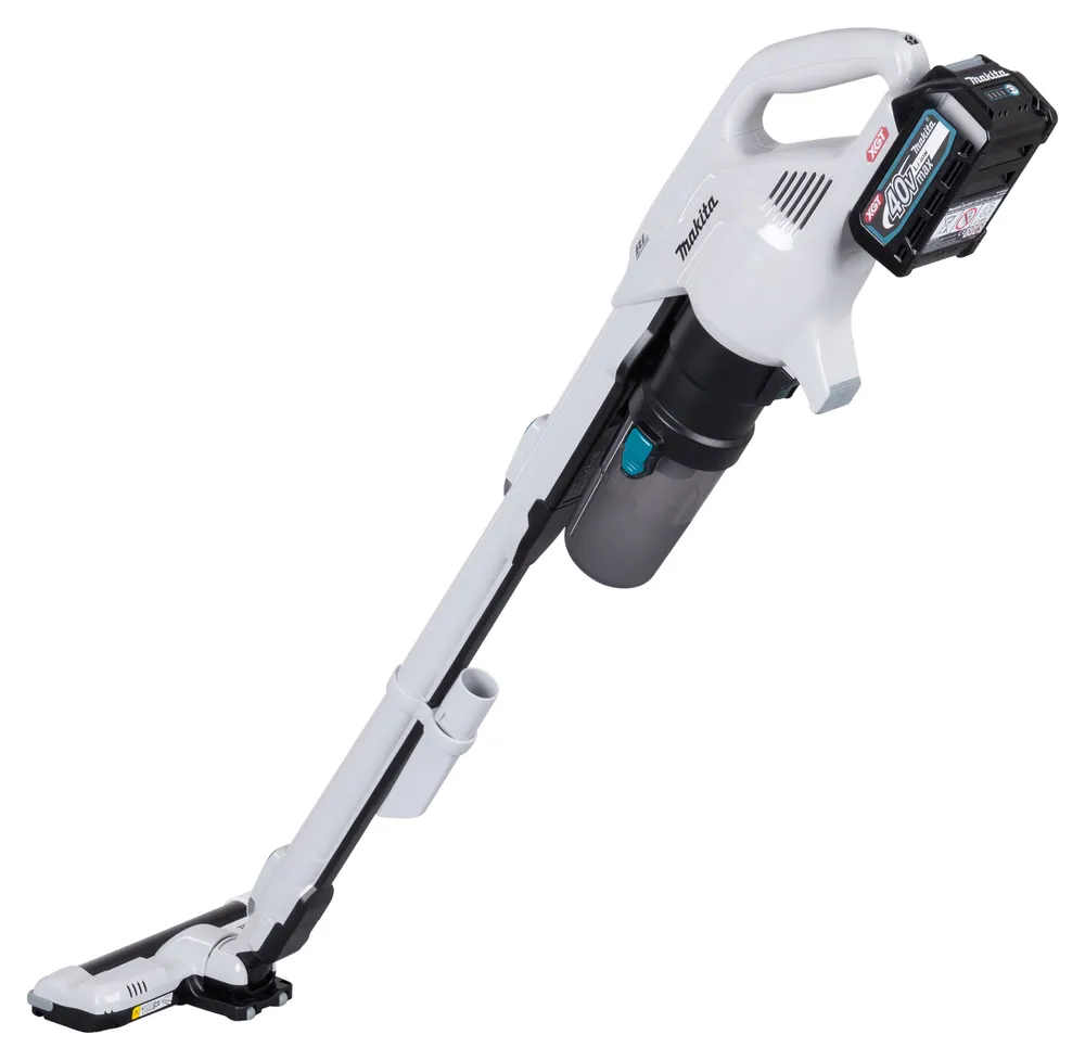 Pildil on Makita aku varstolmuimeja CL004GD101, XGT, mida saab kasutada nii kompaktselt kui ka pikendusega.