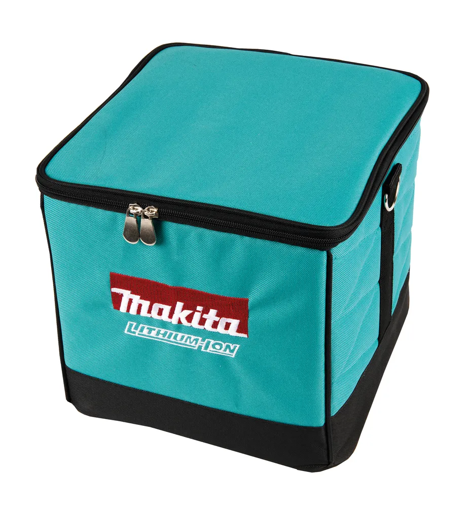 Pildil on sinine Makita tööriistakott.