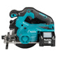 Pildil on Makita akumetallisaag CS004GZ, XGT, mida iseloomustab sinine ja must värvus ning selle külge on kinnitatud must...
