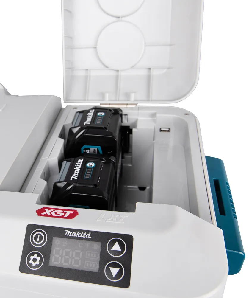 Makita аккумулятор холодный- и тепловой ящик CW001GZ, без аккумулятор и зарядное устройство