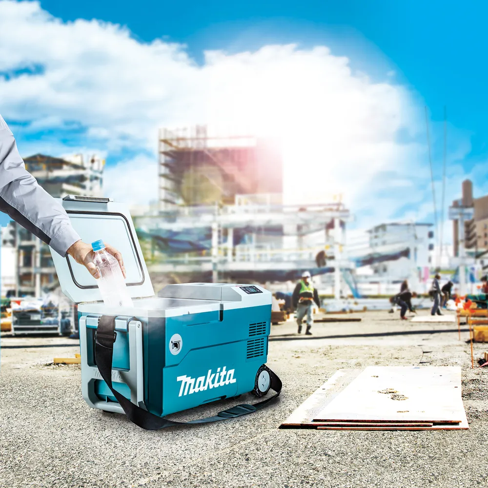 Makita аккумулятор холодный- и тепловой ящик CW001GZ, без аккумулятор и зарядное устройство