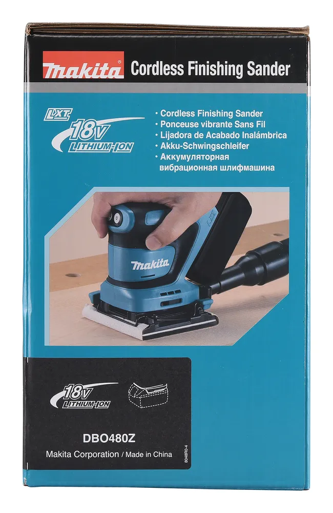 Makita akutalldlihvija DBO480Z, ilma aku ja laadijata