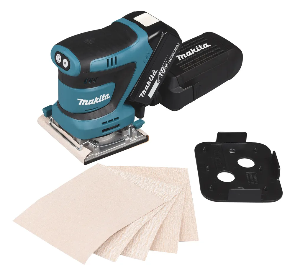 Аккумуляторная шлифовальная машинка Makita DBO482Z, без аккумулятора и зарядного устройства