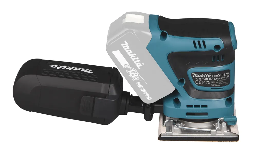 Аккумуляторная шлифовальная машинка Makita DBO482Z, без аккумулятора и зарядного устройства