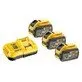 DeWalt quick charger for 18 V XR and FlexVolt batteries + 3 x 9.0 Ah Flexvolt battery