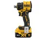 Pildil on näha Dewalt DCD803NT akutrell ilma aku ja laadijata, mis on kollakas-must värvitoonis elektriline tööriist.