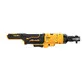 Pildil on näha kollase-musta värvi DeWalt akunarre DCF503N, mis on pildistatud valgel taustal.