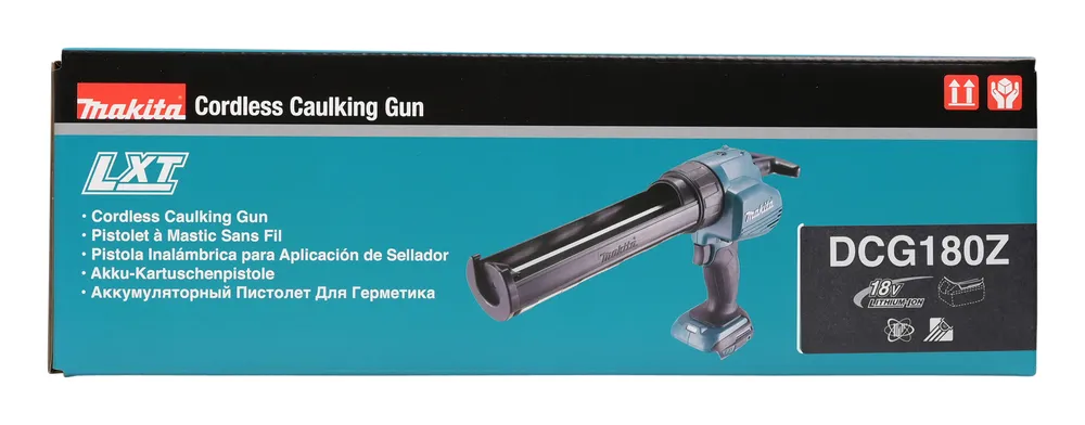 Makita akumuliacinis silikono pistoletas DCG180Z, be akumuliatoriaus ir įkroviklio