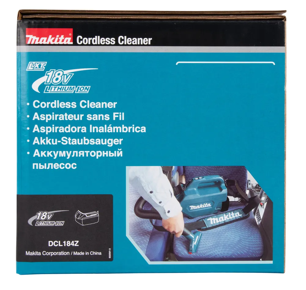 Makita cordless vacuum cleaner DCL184Z, without battery and charger