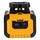 Pildil on näha kollane ja must värvi akutoitega DeWalt pöördlaser DCLE05211RL.