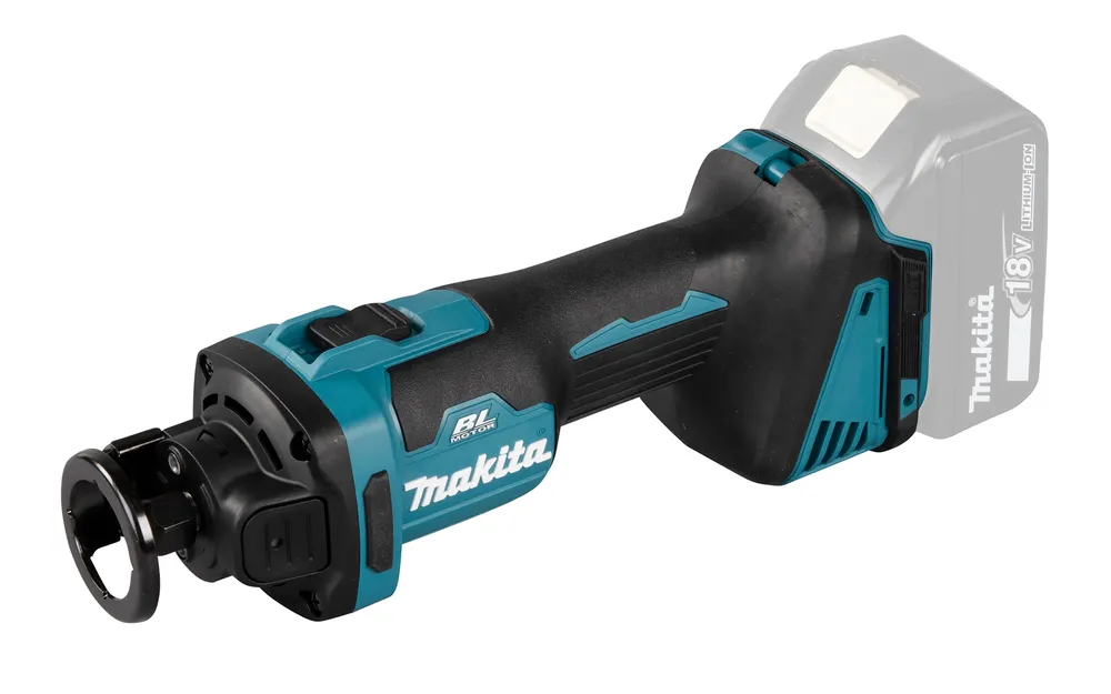 Pildil on Makita akukipsplaadi lõikur DCO181Z, mis on ilma aku ja laadijata.