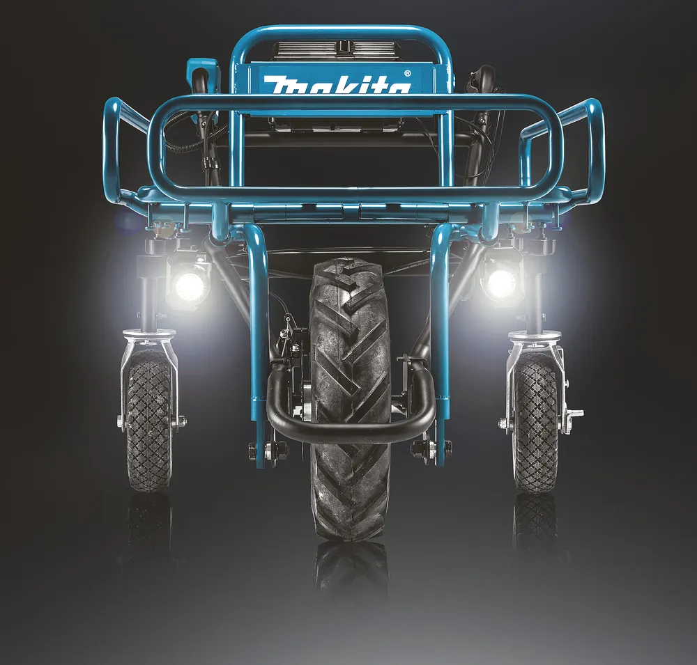 Аккумуляторная садовая тачка Makita DCU180Z, без аккумулятора и зарядного устройства