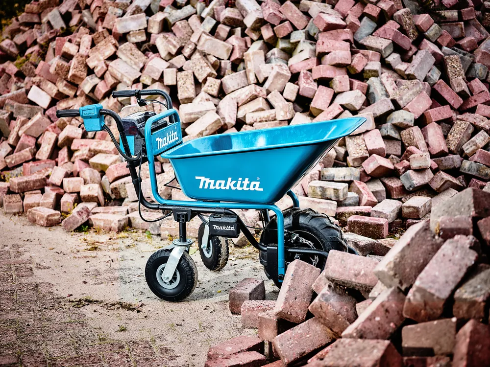 Аккумуляторная садовая тачка Makita DCU180Z, без аккумулятора и зарядного устройства