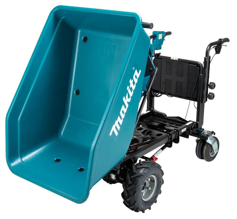 Makita аккумуляторная садовая тачка DCU602Z, без аккумулятора и зарядного устройства