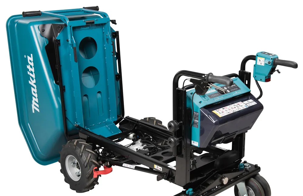Makita battery-powered garden cart DCU603Z, without battery and charger