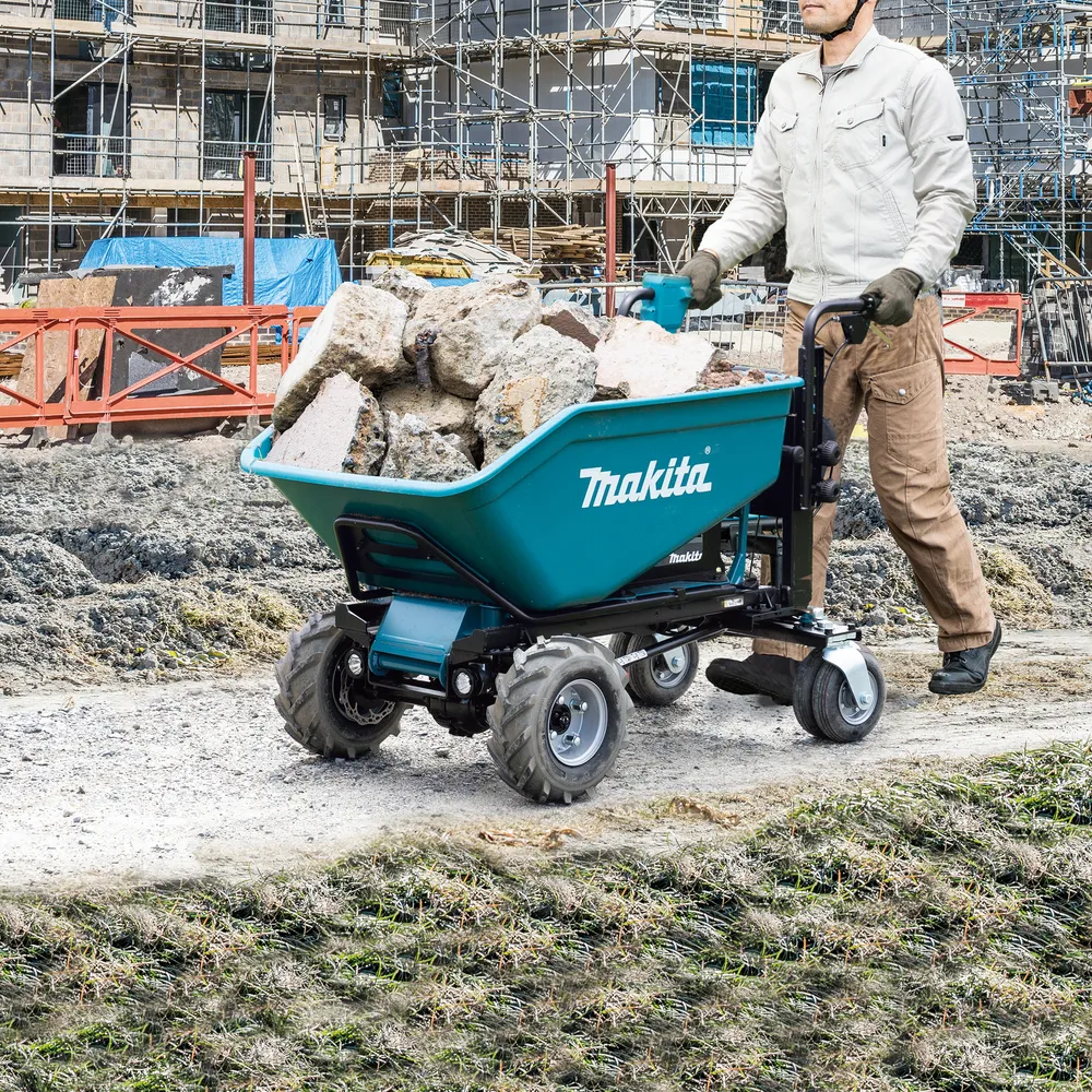 Makita battery-powered garden cart DCU603Z, without battery and charger