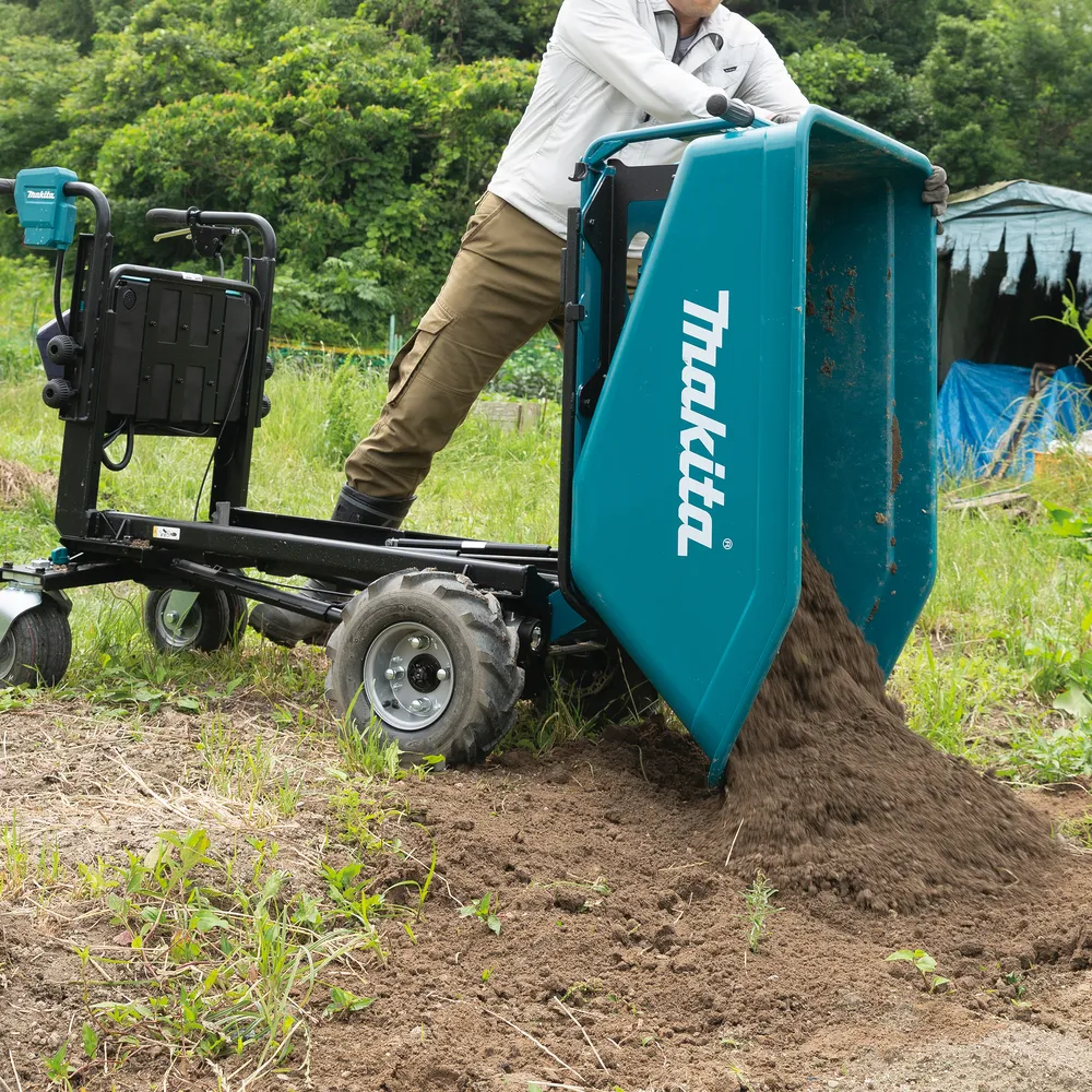 Makita battery-powered garden cart DCU603Z, without battery and charger