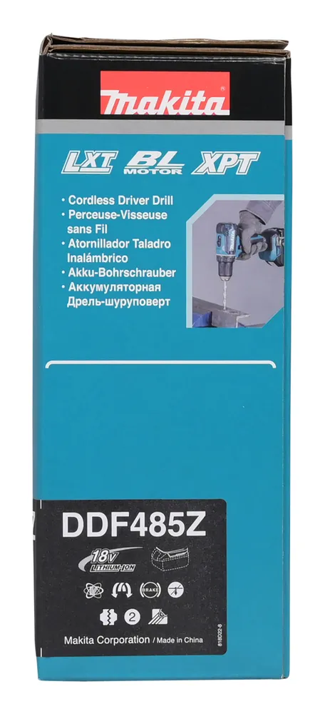 Makita cordless drill DDF485Z, without battery and charger
