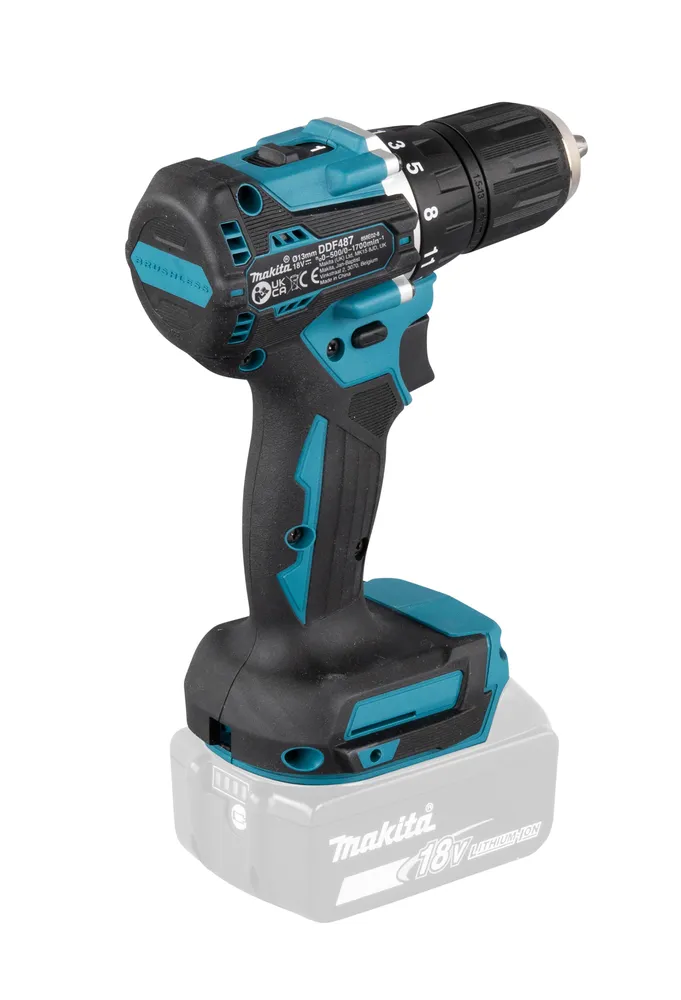 Makita akumuliatorinis suktukas DDF487Z, be akumuliatoriaus ir įkroviklio