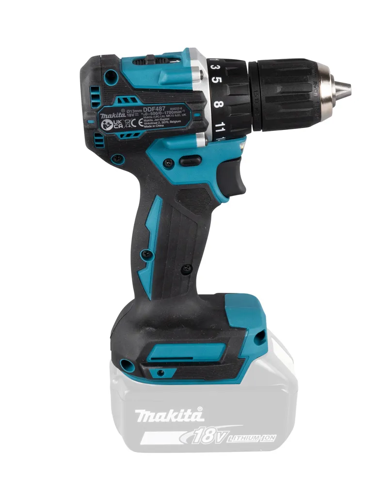 Makita akumuliatorinis suktukas DDF487Z, be akumuliatoriaus ir įkroviklio