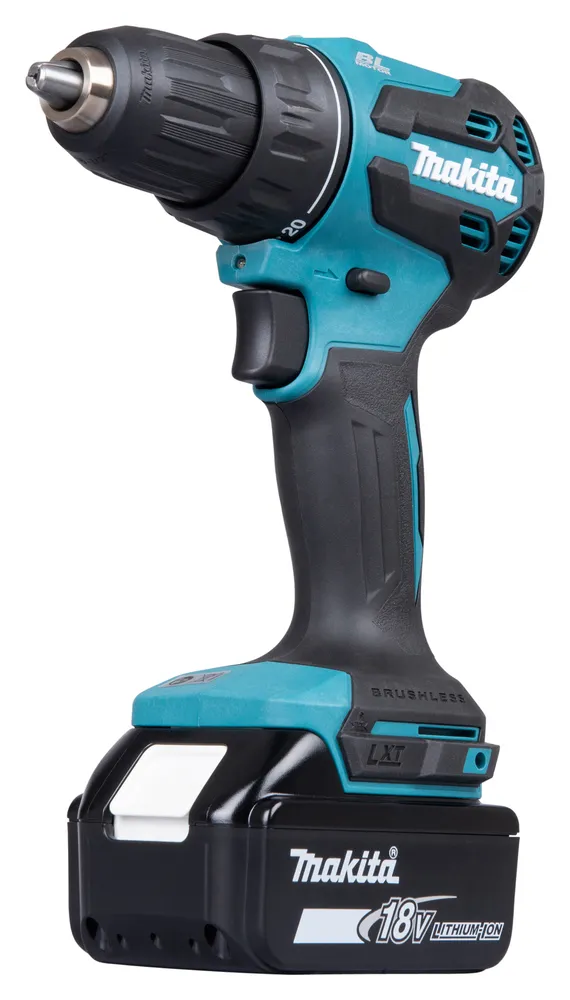 Pildil on Makita akutrell DDF490WF koos akuga.
