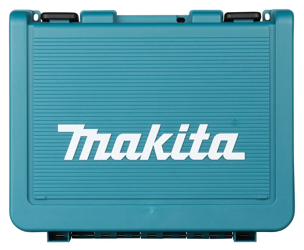 Pildil on näha Makita akutrelli DDF490WF karp, millel on selgelt nähtav Makita logo.