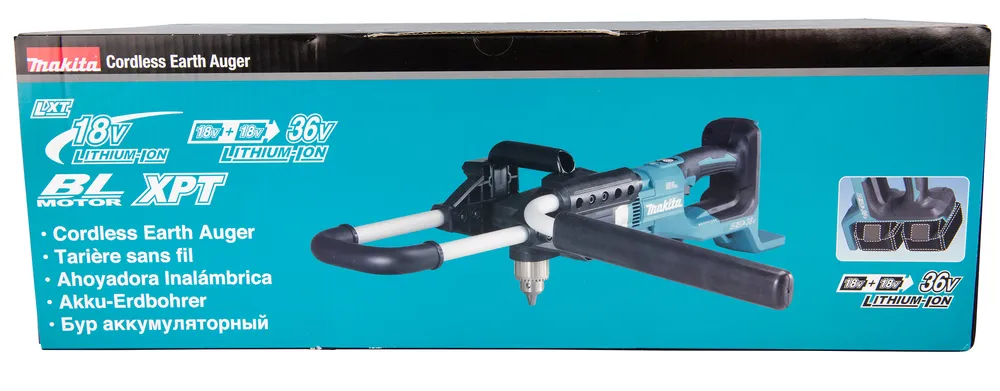 Аккумуляторный почвенный бур Makita DDG460ZX7, без аккумулятора и зарядного устройства