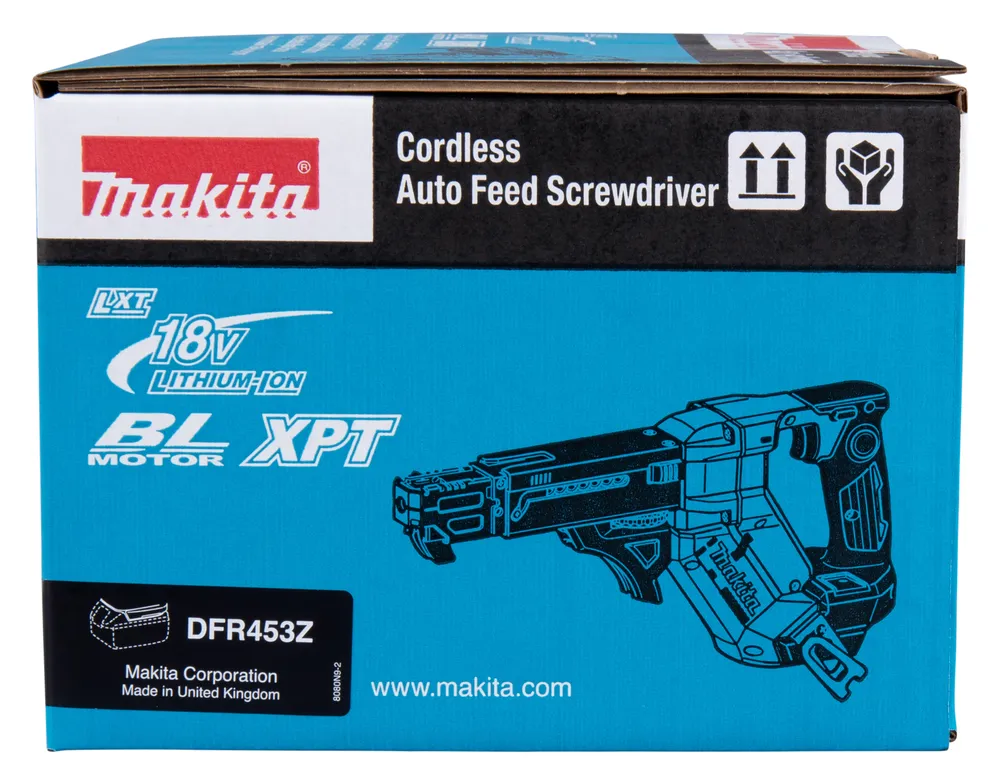 Аккумуляторный ленточный шуруповерт Makita DFR453Z, без аккумулятора и зарядного устройства