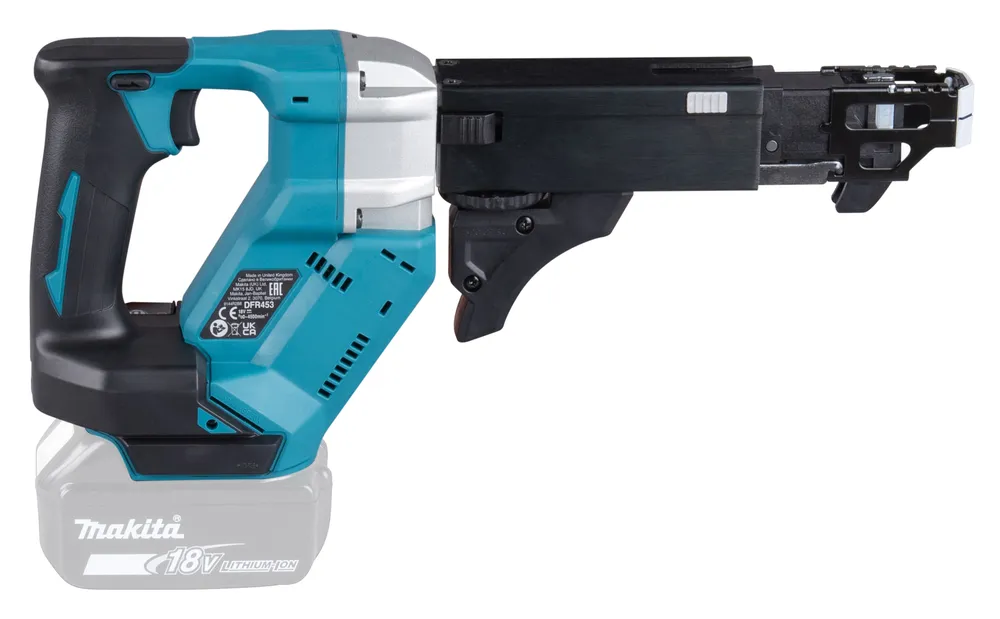 Аккумуляторный ленточный шуруповерт Makita DFR453Z, без аккумулятора и зарядного устройства