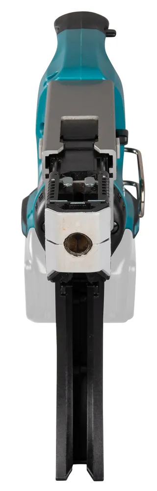 Pildil on Makita akulindikruvikeeraja DFR550ZX1, millelt on näha tööriista pead, korpust ja kinnitusosa.
