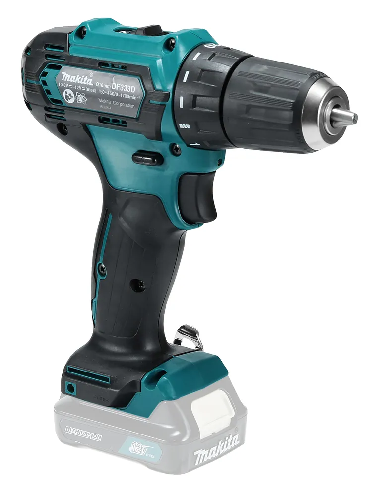 Makita cordless drill DF333DZ, without battery and charger
