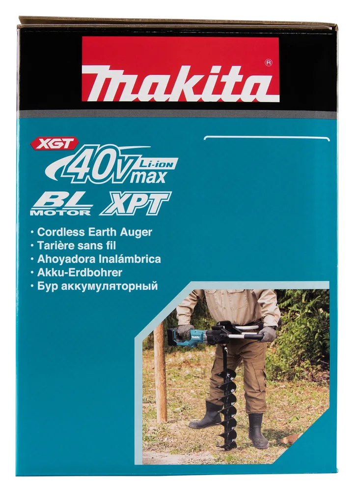 Аккумуляторный почвенный бур Makita DG002GZ, XGT, без аккумулятора и зарядного устройства
