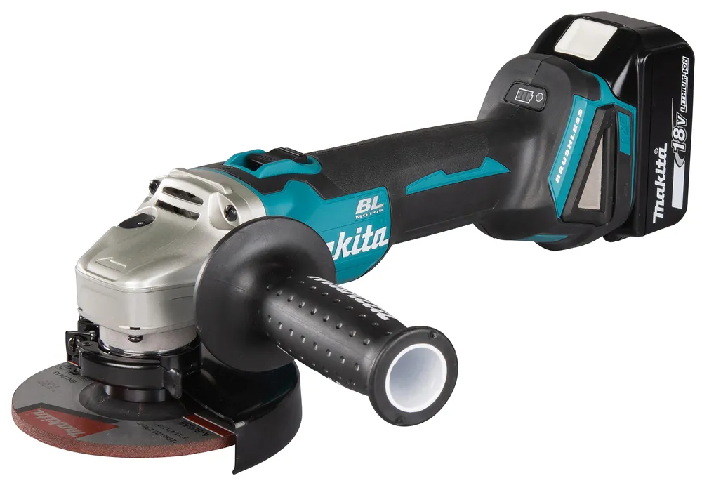 Аккумуляторная угловая шлифовальная машина Makita DGA506RTJ