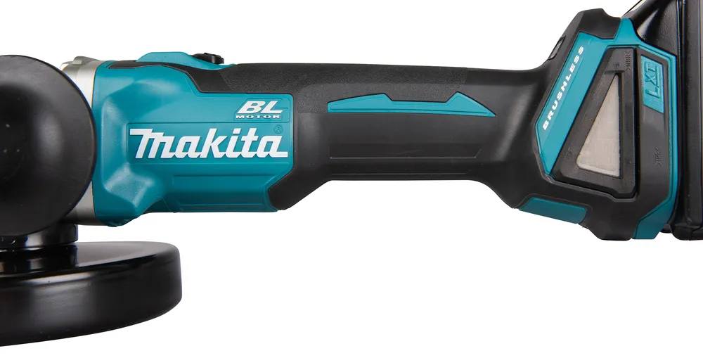 Makita akumuliatorinis kampinis šlifuoklis DGA506Z, be akumuliatoriaus ir įkroviklio