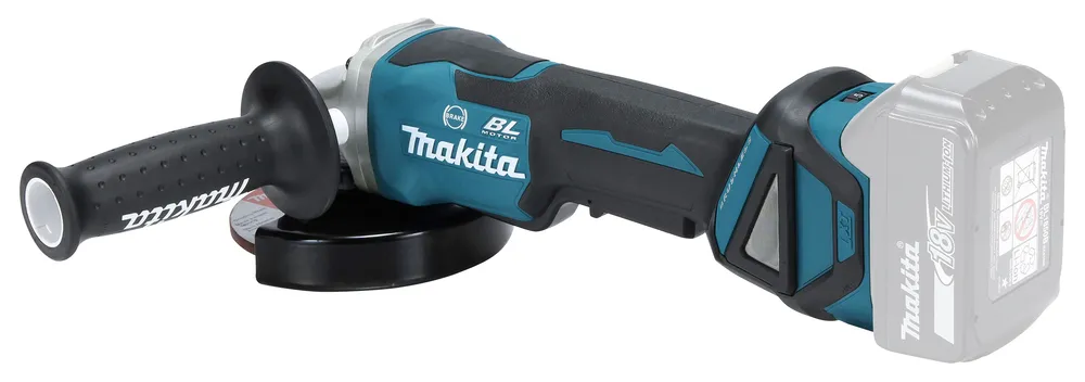 Аккумуляторная угловая шлифовальная машина Makita DGA518ZU, без аккумулятора и зарядного устройства