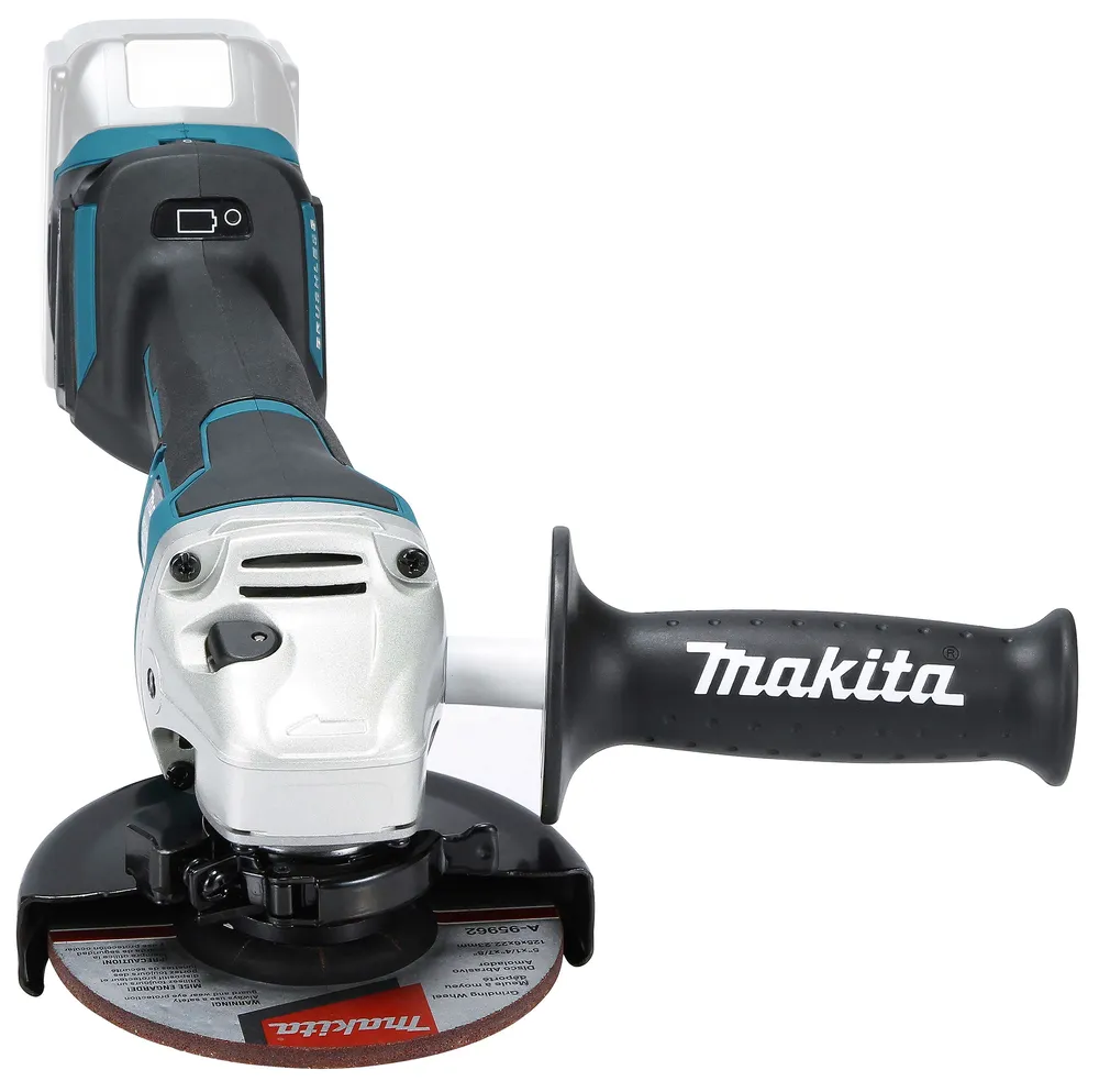 Аккумуляторная угловая шлифовальная машина Makita DGA518ZU, без аккумулятора и зарядного устройства