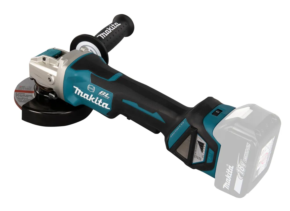 Makita cordless angle grinder DGA519Z, without battery and charger