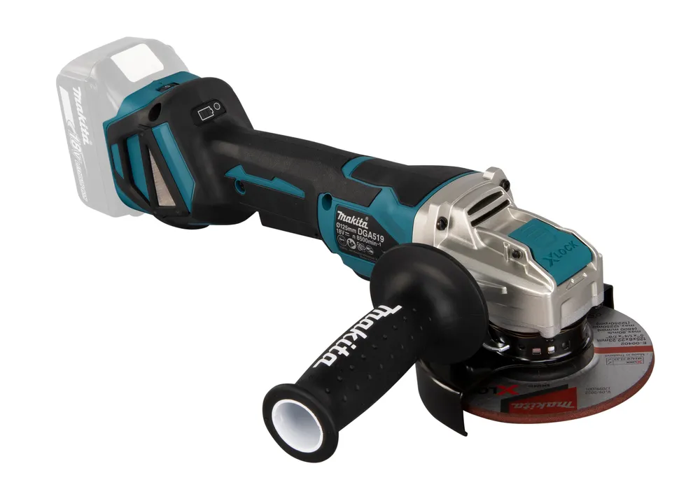 Makita cordless angle grinder DGA519Z, without battery and charger