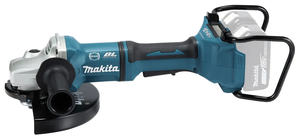 Pildil on Makita akunurklihvija DGA900ZX1, mida on lihtne eristada selle sinise ja hõbedase korpuse ning musta...
