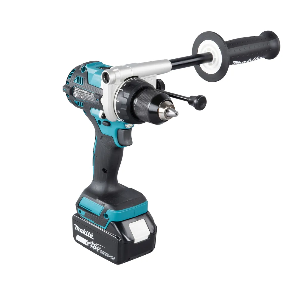 "Makita" akumuliatorinis smūginis grąžtas DHP486RTJ